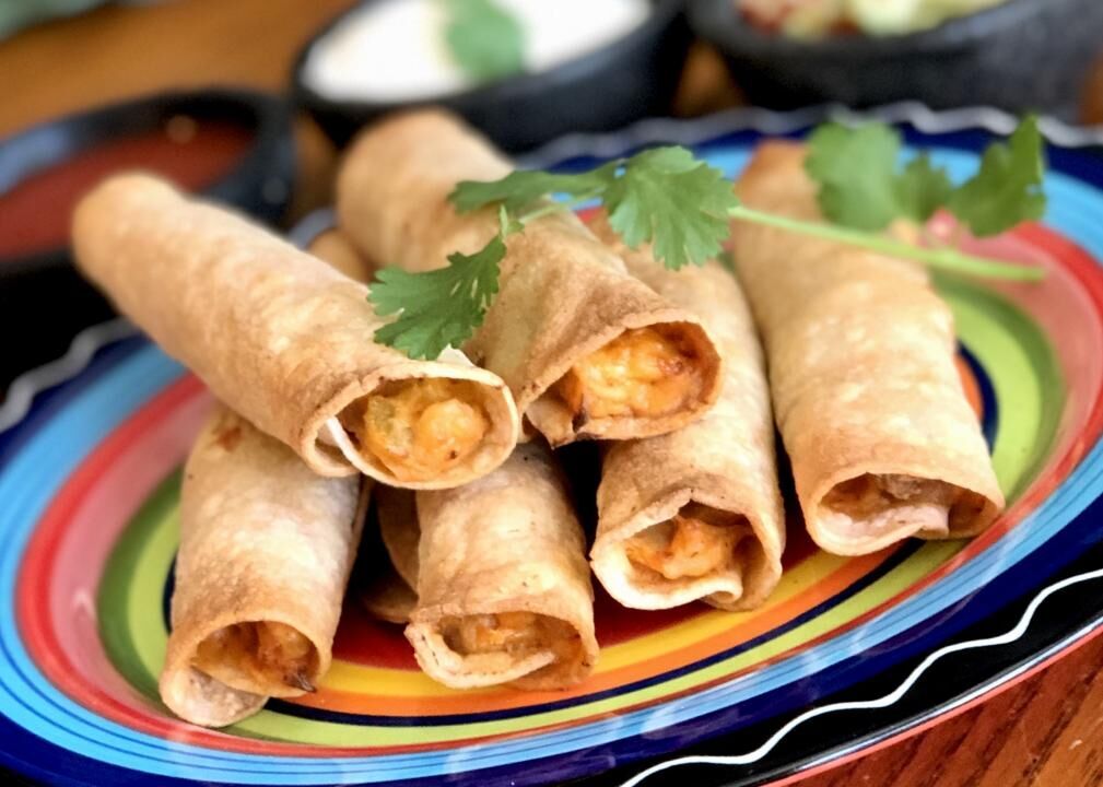 Air Fryer Chicken Taquitos